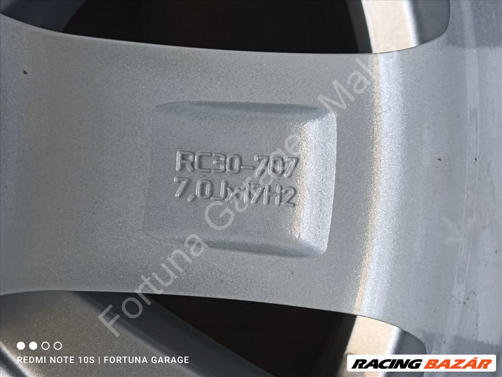 5x114,3 17" Renault újszerű alufelni garnitúra +TPMS (1,2) 7. kép