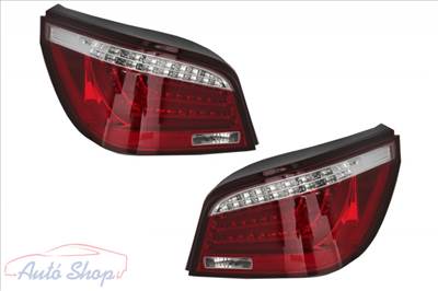 BMW 5-ös E60 Limo/Sedan LED Bar Hátsó Lámpa 2003-2007 Piros fehér