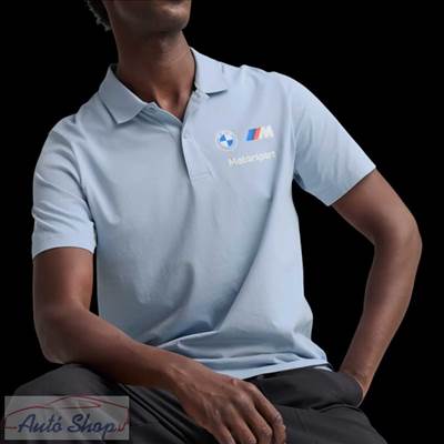 BMW PUMA MMS ESS férfi Kékes Szürke galléros Rövid ujjú Póló 621312-15