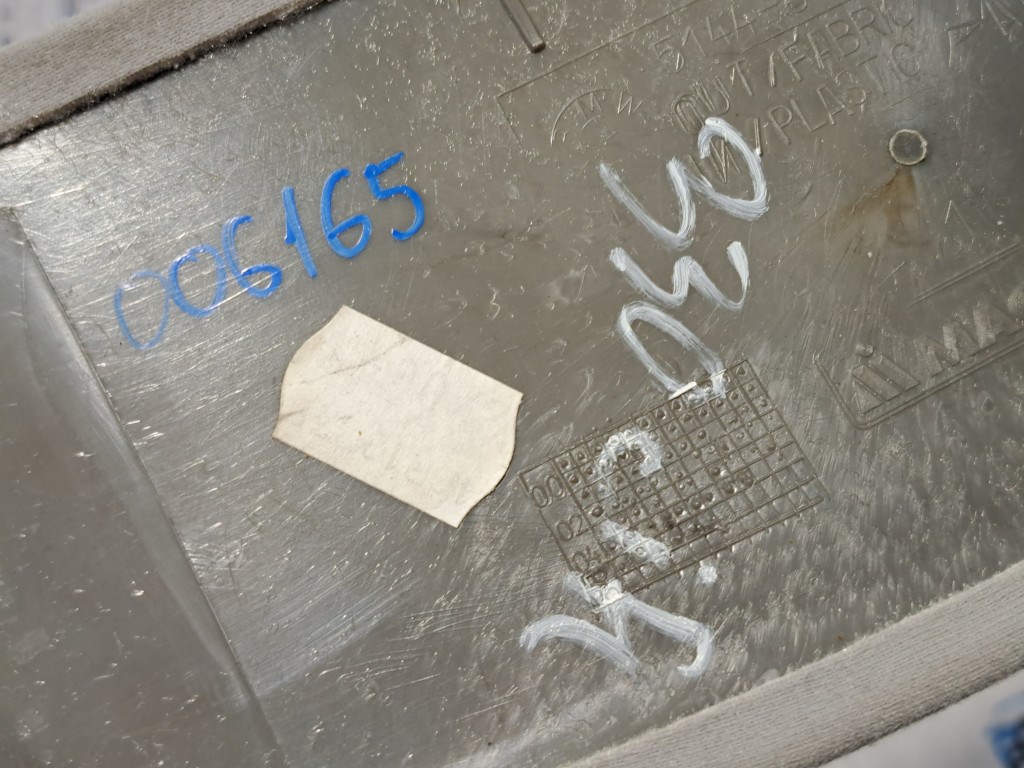 BMW E46 coupe szürke féklámpa pótféklámpa takaró tetõkárpit borítás 4. kép