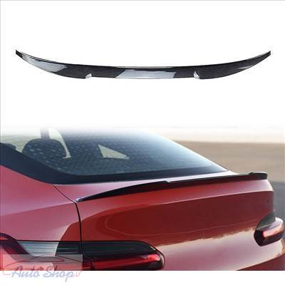 BMW G02 X4 CS stílusú lakkozott fekete ABS műanyag csomagtartó spoiler