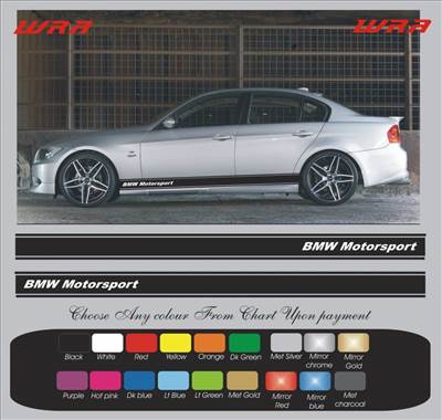 BMW MOTORSPORT MATRICA 