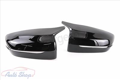 BMW G30 , G31 , G38 , G11 , G20 , G12 , G22 , G23 , G26 M style visszapillantó tükör borítás, fényes fekete 