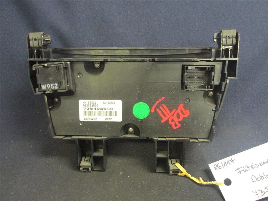 Fiat Doblo 2009-2023 digit klímás fűtéskapcsoló 735498549 2. kép