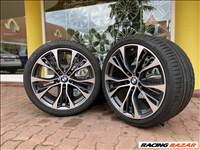 BMW 21 gyári alufelni felni, új nyári gumi, X5 X6, F15 F16, kétszéles