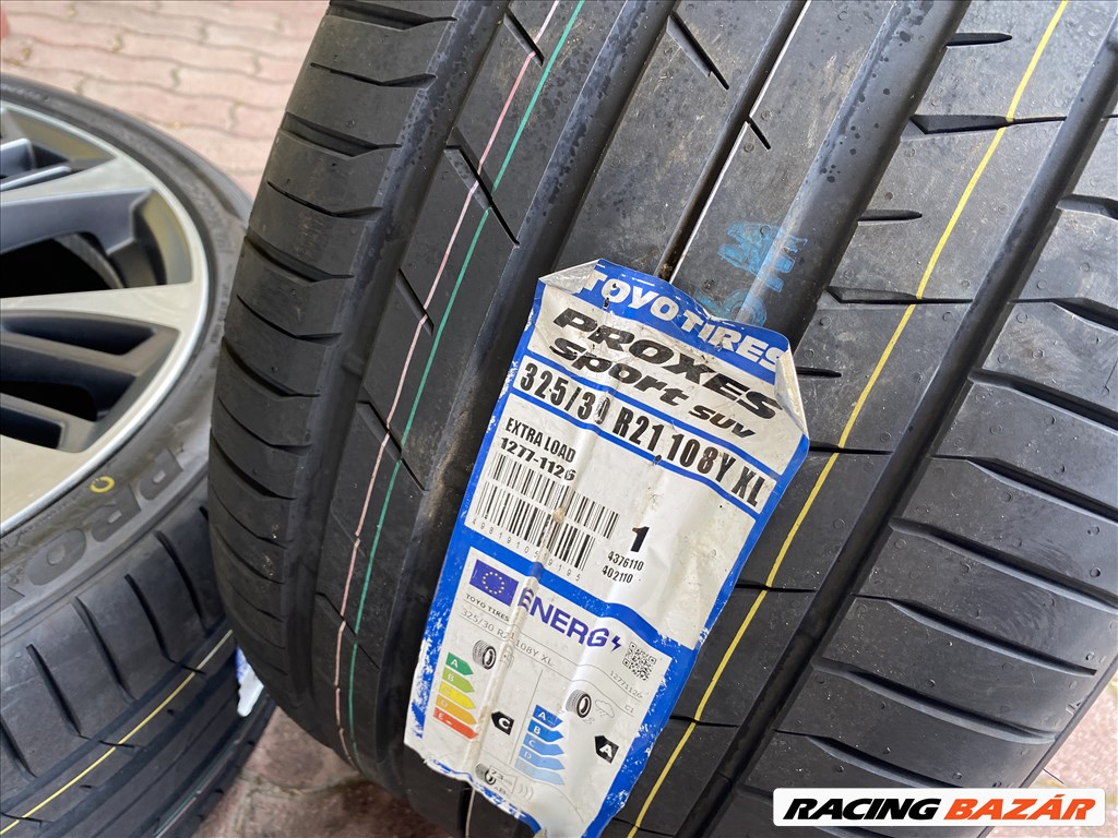 BMW 21 gyári alufelni felni, új nyári gumi, X5 X6, F15 F16, kétszéles 7. kép