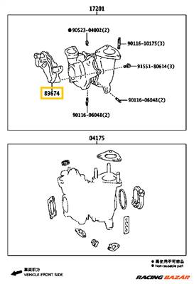 AKCIÓ! - Toyota Hilux Turbónyomás Szabályzó Motor 2.4D 2GDFTV 2015-től 8976471020 8976471021