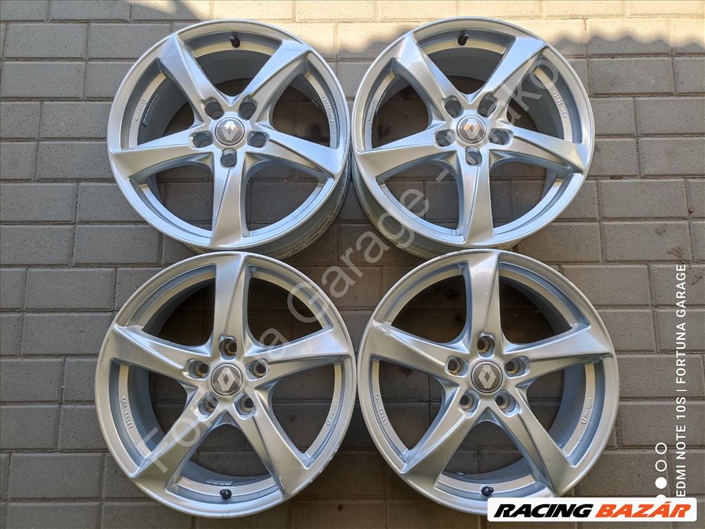 5x114,3 17" Renault használt alufelni garnitúra +TPMS (3) 1. kép