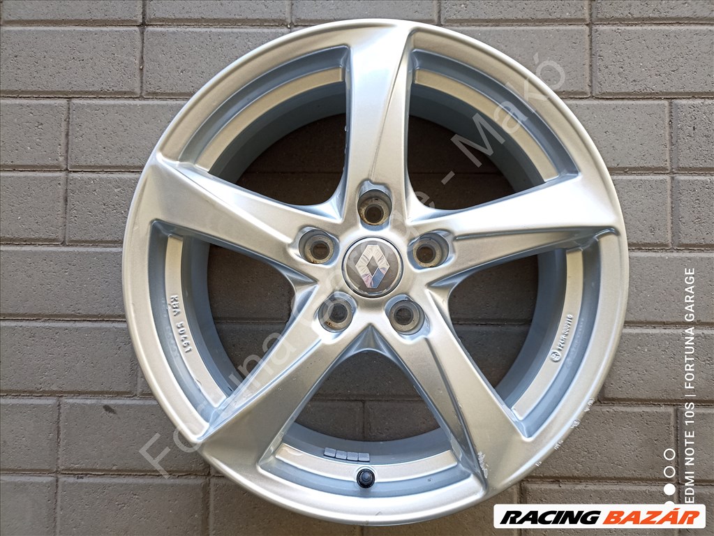 5x114,3 17" Renault használt alufelni garnitúra +TPMS (3) 5. kép