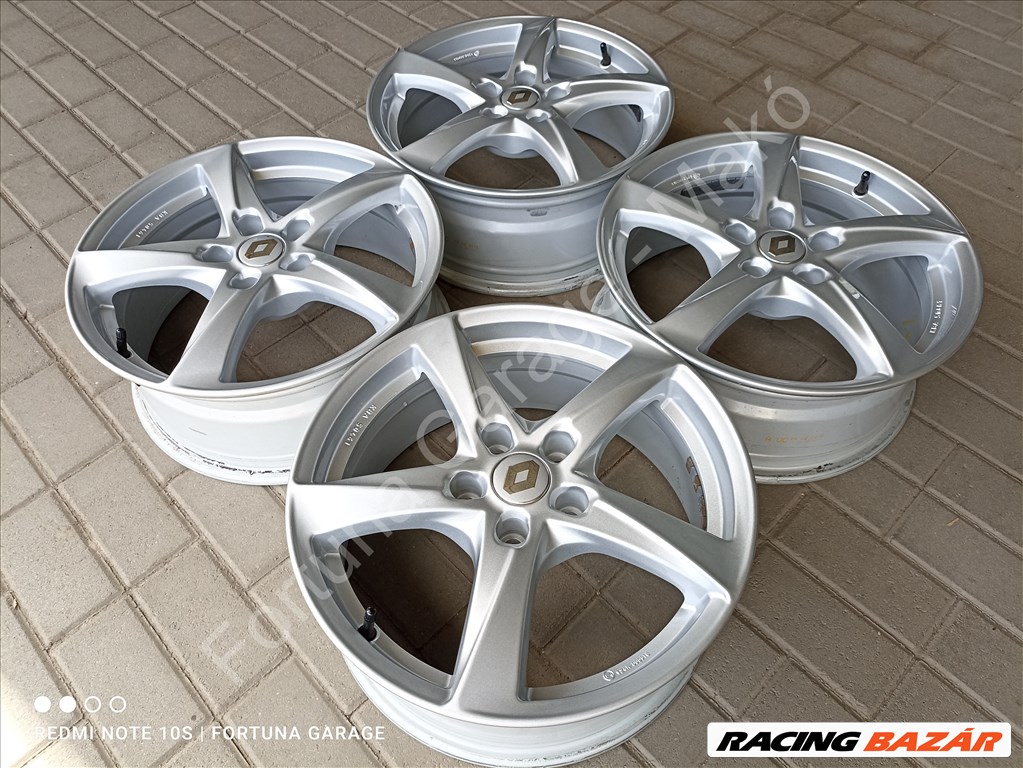 5x114,3 17" Renault újszerű alufelni garnitúra +TPMS (4) 2. kép