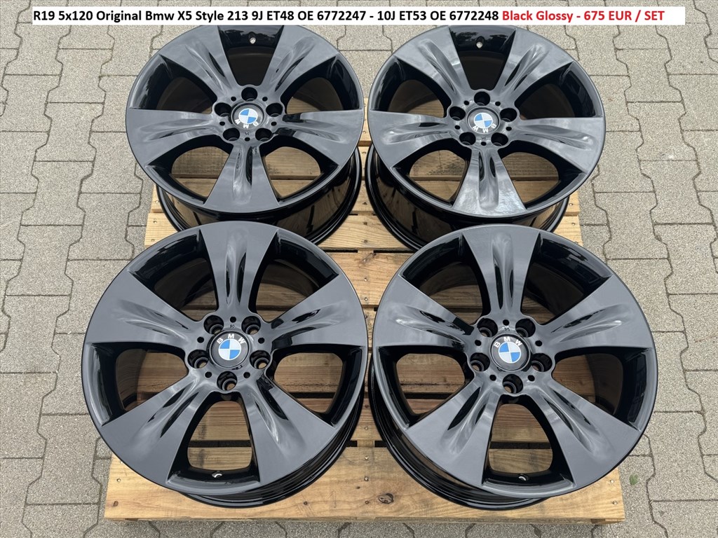 R19 5x120 Original Bmw X5 Style gyári kétszéles alufelnik felnik 19"  1. kép