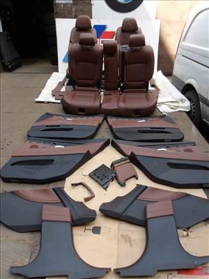 BMW 5-ÖS F07 GT hűthető/fűthető BELSŐ , SZAKADÁSMENTES BŐR  + AJTÓKÁRPITOK 