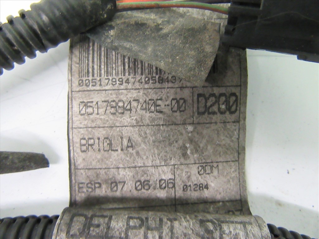 Fiat Linea hátsó tolatóradar kábelköteg 51799474 4. kép