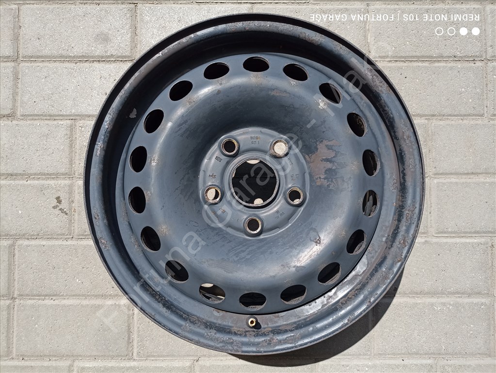 5x112 15" Volkswagen használt lemezfelni garnitúra (625) 4. kép