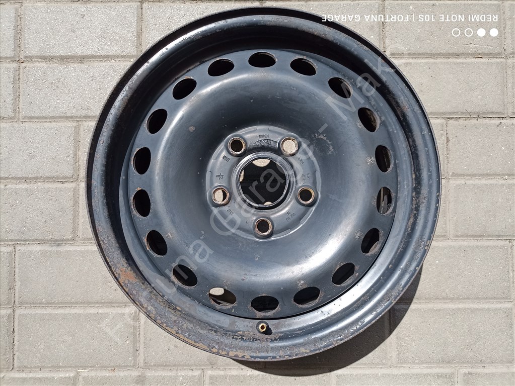 5x112 15" Volkswagen használt lemezfelni garnitúra (625) 5. kép