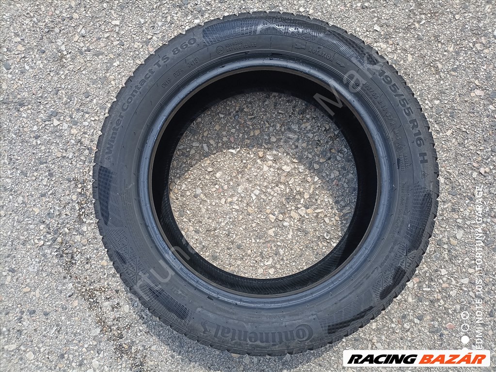 195/55 R16" Continental TS860 újszerű téli garnitúra 3. kép