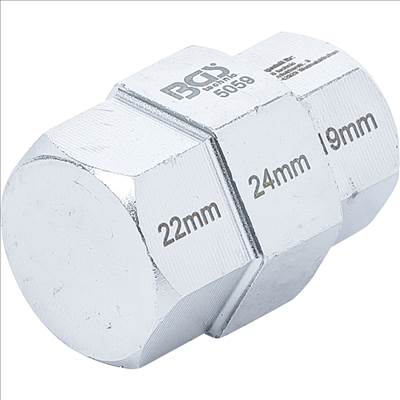 BGS Motorkerékpár speciális dugókulcs, 19 - 22 - 24mm - BGS-5059