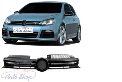 VW Volkswagen Golf VI - 6 GTI lakkozott fekete hűtőrács
