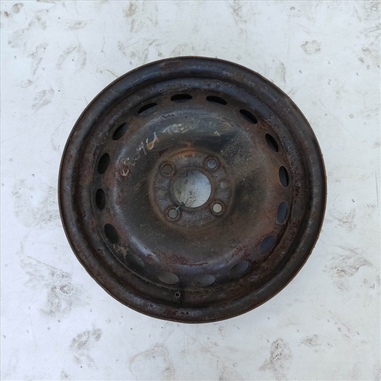 190015 Fiat Fiorino,Qubo, Citroen Nemo, Peugeot Bipper 4x98 5x14"-os lemezfelni a képen látható állapotban 1. kép