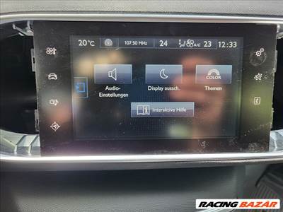 Peugeot 308 T9 kijelző 9811486280 9809335980 fejegység