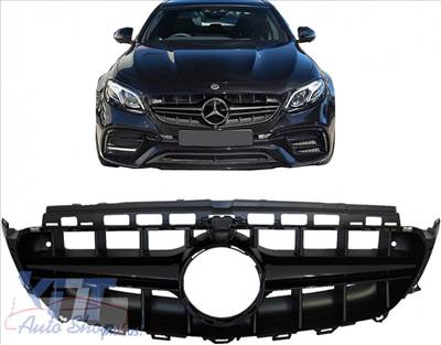 Mercedes-Benz E-Class E63 AMG Style Fényes Fekete Hűtőrács Évj.: 2016-tól AMG LINE Minőségi termék