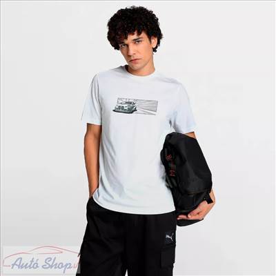  BMW PUMA MMS Autós Grafikus Férfi Póló kerek nyakú pamutpóló 630624-02