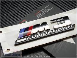 BMW gyári M3 Competition embléma