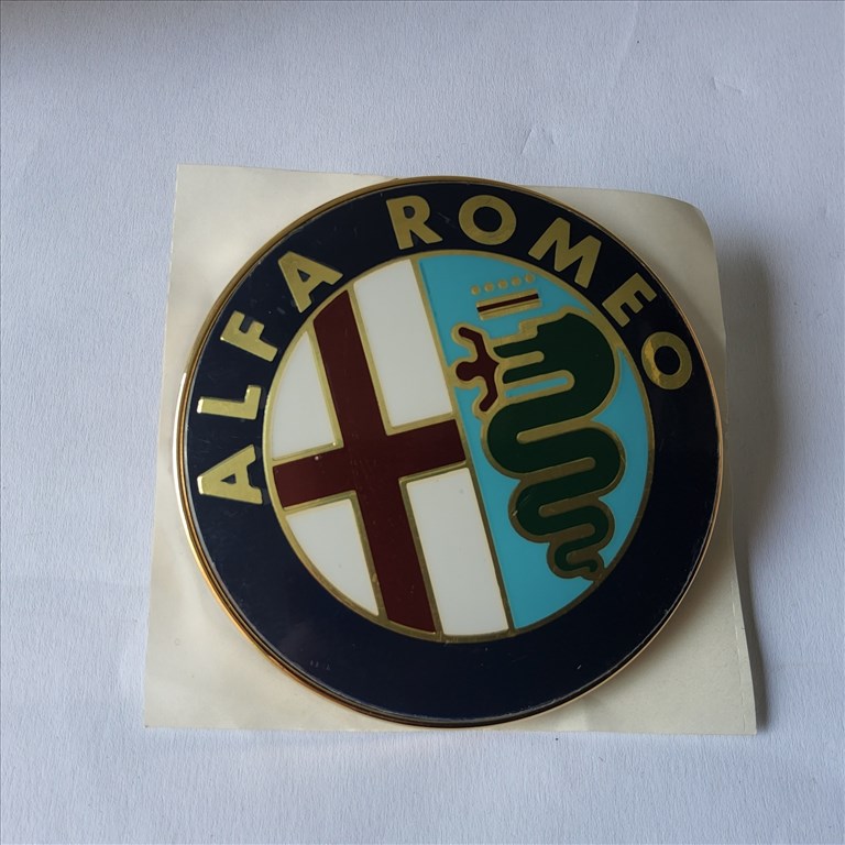 Alfa Romeo 156  első embléma 75 mm 60596492 1. kép