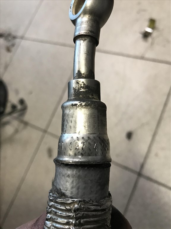 Skoda Octavia I 1,8T - turbó vízcső 06a121497 3. kép