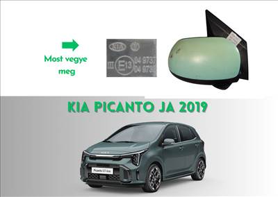 KIA Picanto JA 2019 jobb tükör használt 049737 049738