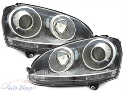 VW Golf 5 V Jetta Első Fényszóró Lámpa, Gti optikás 2003 - 2009