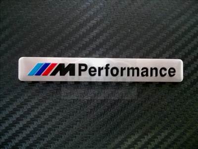 BMW M PERFORMANCE ALUMÍNIUM EMBLÉMA 
