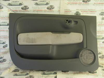 10767 Fiat 500 fekete fehér kockás, szövet, bal első ajtókárpit