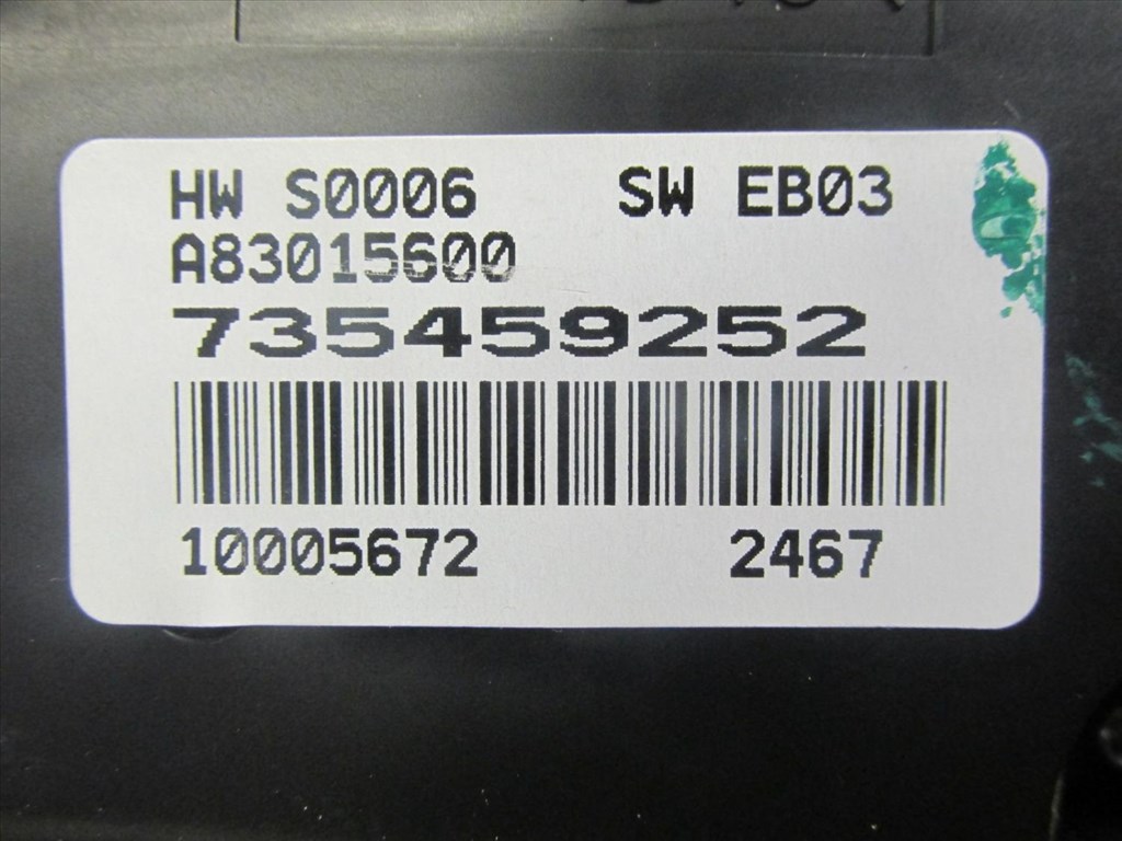 Fiat Linea digit fűtéskapcsoló 735459252 4. kép