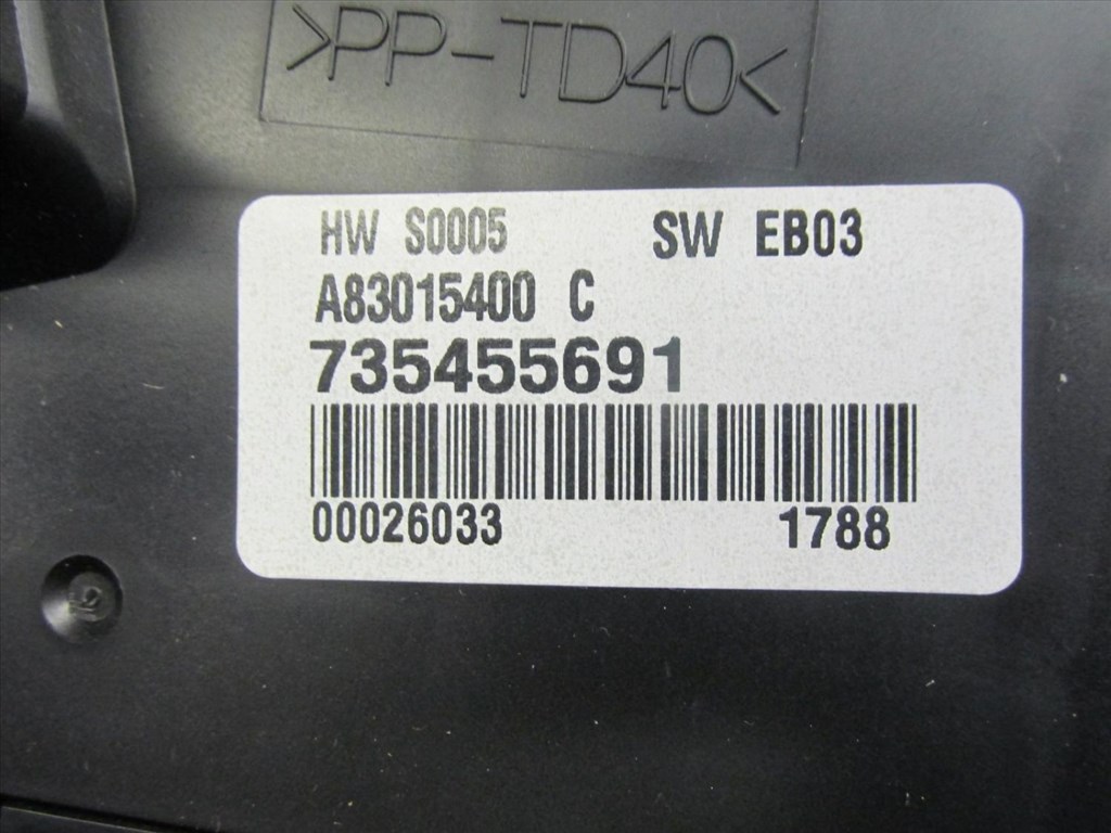 Lancia Musa digit fűtéskapcsoló 735455691 4. kép