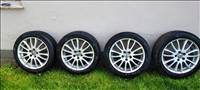 5x108 lyukosztású 17" használt (gyári felni) alufelni, rajta 205/50 új Kumho nyári gumi