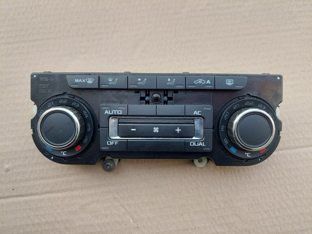 Skoda Octavia II-Superb II-Yeti klímapanel /fűtéskapcsoló/ 3T0907044BK 1. kép