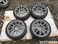 5x114.3 lyukosztású 18" új Gyári alufelni, rajta 205/45 új Goodyear téli gumi gumi