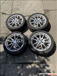  5x112 lyukosztású 17" használt (gyári felni) alufelni, rajta 215/45 használt Nexen nyári gumi gumi 