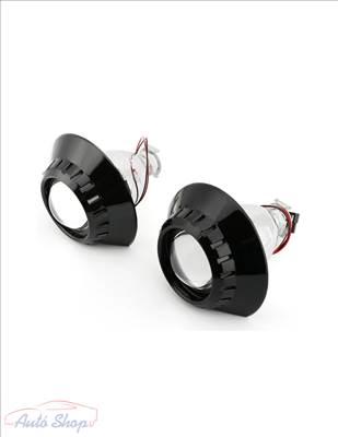 BMW E46 ZKW 2 db Fekete Lencse takaró díszkészlet Lámpa alkatrész Minőségi termék