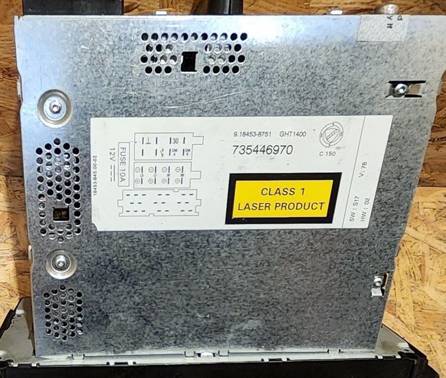 171945 Fiat Grande Punto Grundig Cd-s rádió Kód nincs hozzá!!!! 735446970 4. kép