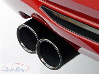 BMW F30,F31,F32,F34 M-es fekete króm kipufogó vég pár.