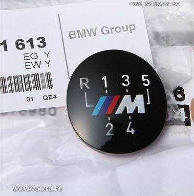 BMW GYÁRI M VÁLTÓGOMB EMBLÉMA , 25111221613