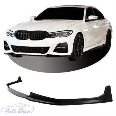 BMW G20 G21 G28 M-Performance első lökhárító Spoiler,Lippe matt fekete BMW 3-as, G20, 2019-