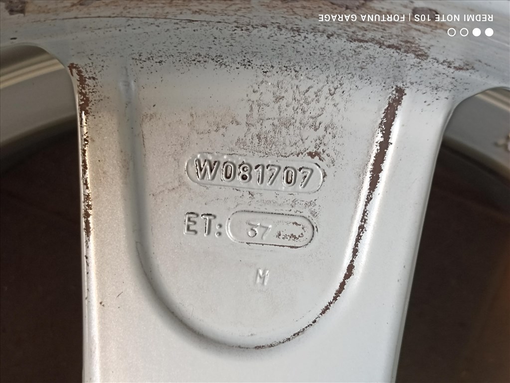 5x112 17" Fondmetal W081 használt alufelni garnitúra 8. kép