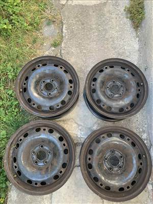  5x100 lyukosztású 6JJ 15" használt (gyári felni) lemezfelni