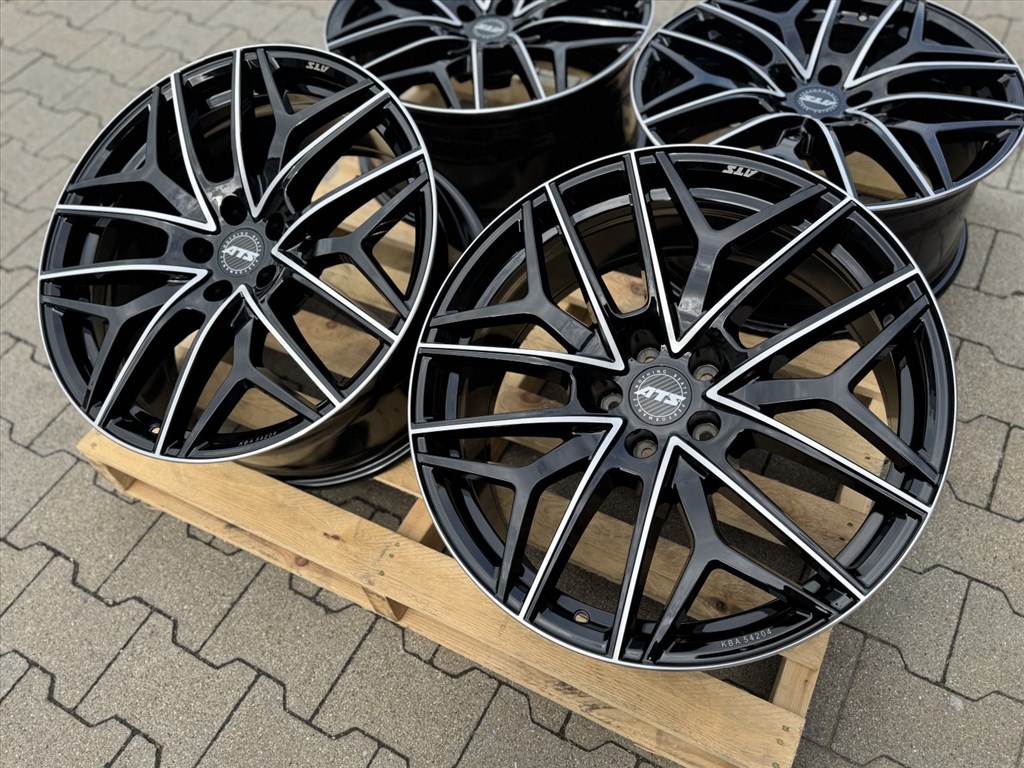 R20 5x112 (66,5) ATS PASSION 8.5J ET28 diamant-schwarz frontpoliert új alufelnik felnik 4. kép