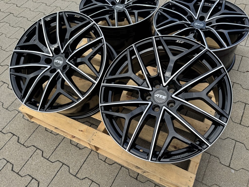 R20 5x112 (66,5) ATS PASSION 8.5J ET28 diamant-schwarz frontpoliert új alufelnik felnik 5. kép