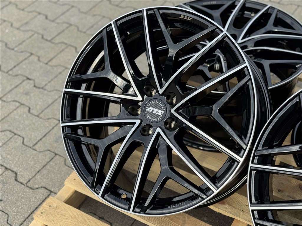 R20 5x112 (66,5) ATS PASSION 8.5J ET28 diamant-schwarz frontpoliert új alufelnik felnik 6. kép