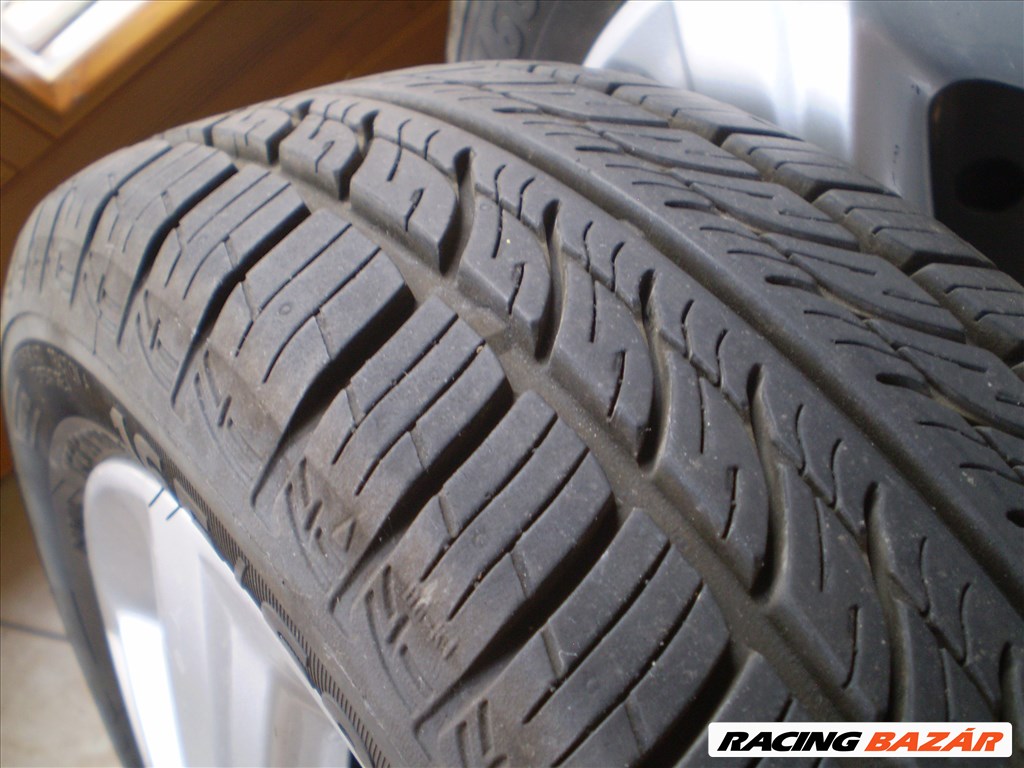  4x100 lyukosztású 14" újszerű alufelni, rajta 165/60 újszerű Taurus nyári gumi 6. kép